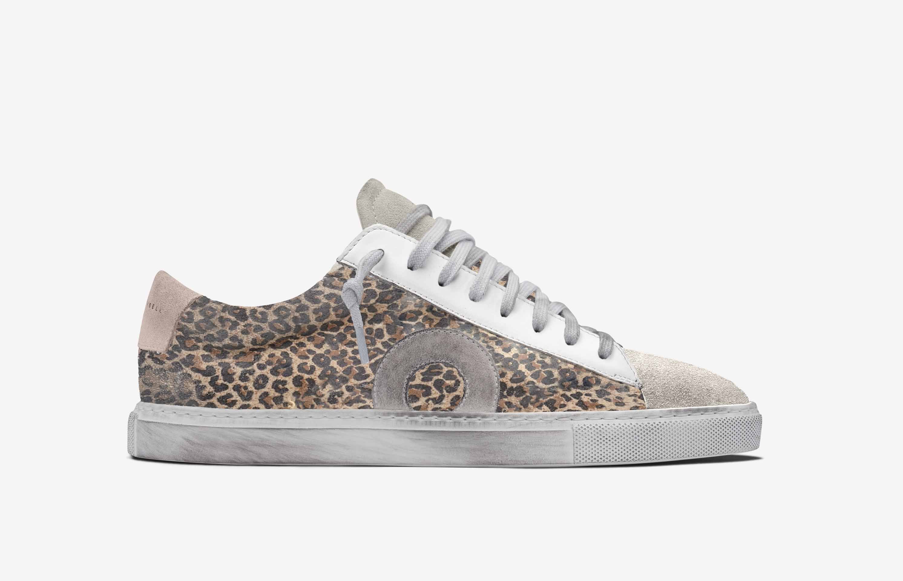 Oliver Cabell Low 1 Womens Trainers Leopard UK-817695